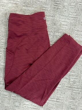 lululemon athletica High-Rise Active Crop Leggings 25” size 14